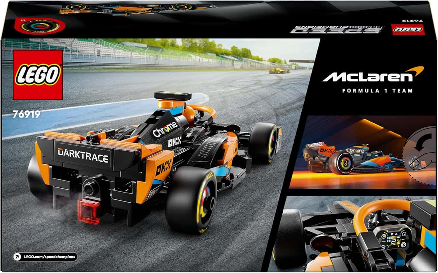 LEGO Speed Champions La Voiture de Course de Formule 1 McLaren 2023 -Véhicule Jouet à Construire pour Enfants dès 9 Ans qui Aiment la Vitesse - Décoration Chambre - Cadeau pour Garçons et Filles 76919 – Image 9