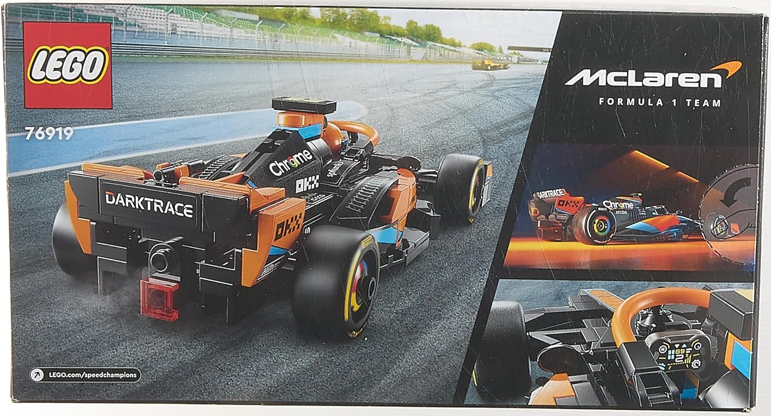 LEGO Speed Champions La Voiture de Course de Formule 1 McLaren 2023 -Véhicule Jouet à Construire pour Enfants dès 9 Ans qui Aiment la Vitesse - Décoration Chambre - Cadeau pour Garçons et Filles 76919 – Image 10