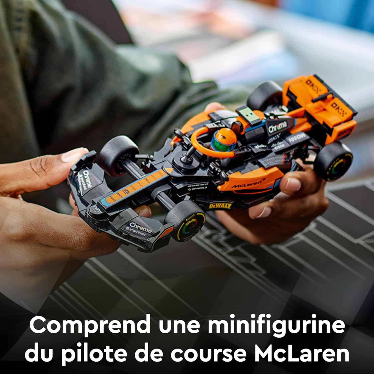 LEGO Speed Champions La Voiture de Course de Formule 1 McLaren 2023 -Véhicule Jouet à Construire pour Enfants dès 9 Ans qui Aiment la Vitesse - Décoration Chambre - Cadeau pour Garçons et Filles 76919 – Image 6