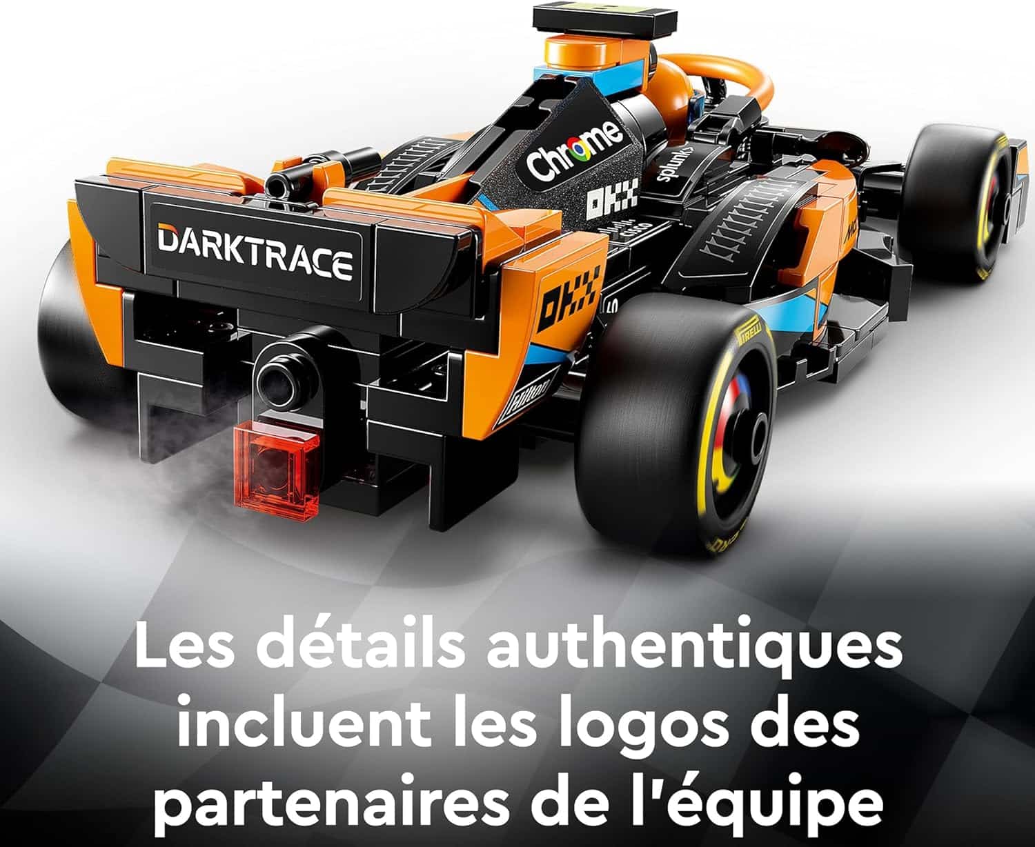 LEGO Speed Champions La Voiture de Course de Formule 1 McLaren 2023 -Véhicule Jouet à Construire pour Enfants dès 9 Ans qui Aiment la Vitesse - Décoration Chambre - Cadeau pour Garçons et Filles 76919 – Image 4