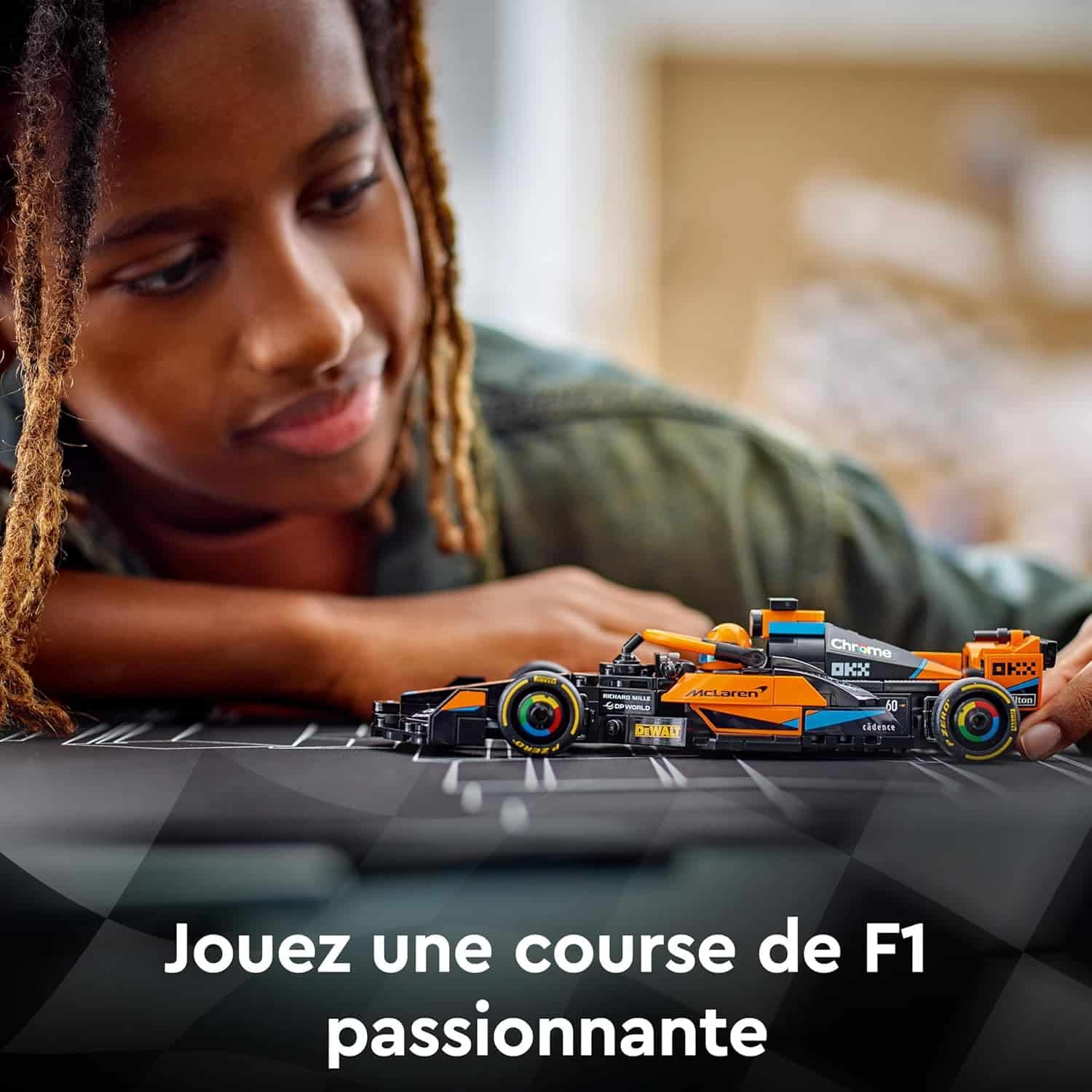 LEGO Speed Champions La Voiture de Course de Formule 1 McLaren 2023 -Véhicule Jouet à Construire pour Enfants dès 9 Ans qui Aiment la Vitesse - Décoration Chambre - Cadeau pour Garçons et Filles 76919 – Image 3