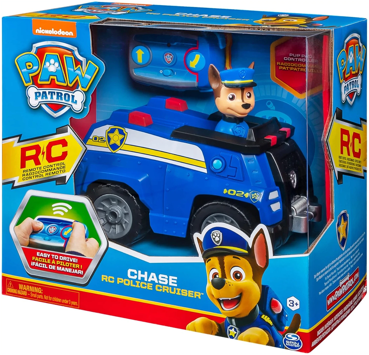 Voiture RC Chase La Pat' Patrouille, Voiture télécommandée Adaptée Aux Petites Mains – Image 9