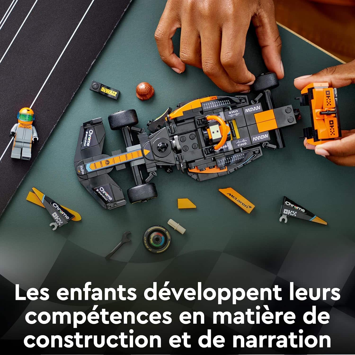 LEGO Speed Champions La Voiture de Course de Formule 1 McLaren 2023 -Véhicule Jouet à Construire pour Enfants dès 9 Ans qui Aiment la Vitesse - Décoration Chambre - Cadeau pour Garçons et Filles 76919 – Image 5