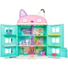 Gabby et la maison magique - Gabby Dollhouse - Maison de Poupée Interactive Avec 2 Figurines + 15 Accessoires - Jouet Gabby Et La Maison Magique - Gabby Chat - Jouet Enfant 3 Ans +