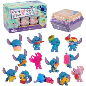 Just Play Mini-Figurines Stitch de Disney à Collectionner, boîte Surprise, Figurines à Collectionner de 5 cm de Haut, modèles aléatoires, Jouets pour Enfants à partir de 3 Ans