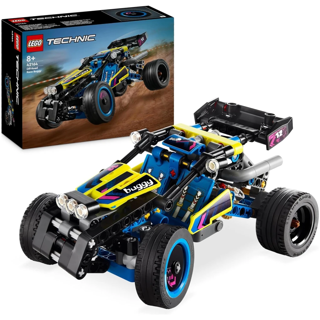 LEGO Technic Le Buggy Tout-Terrain de Course, Véhicule de Rallye, Jouet de Construction de Voiture de Course, Cadeau pour Garçons et Filles Dès 8 Ans 42164