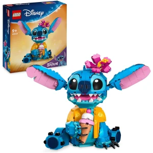 LEGO ǀ Disney Stitch, Jouet de Construction pour Enfants, Set avec Cornet de Glace, Figurine à Construire, Idée Cadeau pour Les Filles et Garçons Dès 9 Ans Fans du Célèbre Film Lilo et Stitch 43249