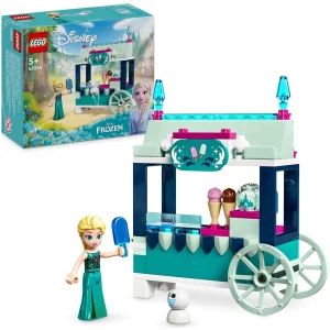 Lego Disney Princess Les Délices Glacés d’Elsa, Jouet de Chariot à Glace, Mini Poupée Elsa et Bonhomme de Neige de La Reine des Neiges, Cadeau de Princesse pour Filles et Garçons Dès 5 Ans 43234