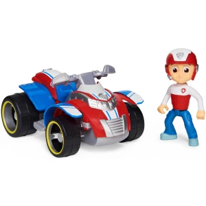 Paw Patrol - Pat Patrouille - VÉHICULE FIGURINE RYDER - Voiture 15cm Figurine Pat Patrouille À Collectionner - Pat Patrouille Jouet - Jouet Plastique Recyclé- Voiture Enfant - Jouet Enfant 3 Ans Et +