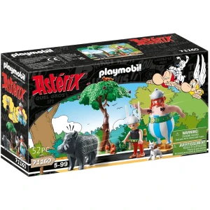 Playmobil 71160 Astérix : La Chasse au Sanglier - avec Les Gaulois Astérix, Obélix, Idéfix Le fidèle Compagnon d'Obélix et Un Sanglier - Dès 5 Ans