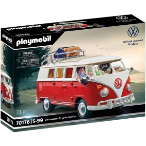 Playmobil Volkswagen 70176 Volkswagen T1 Combi, Le Mythique Camping-Car Volkswagen, Dès 5 Ans