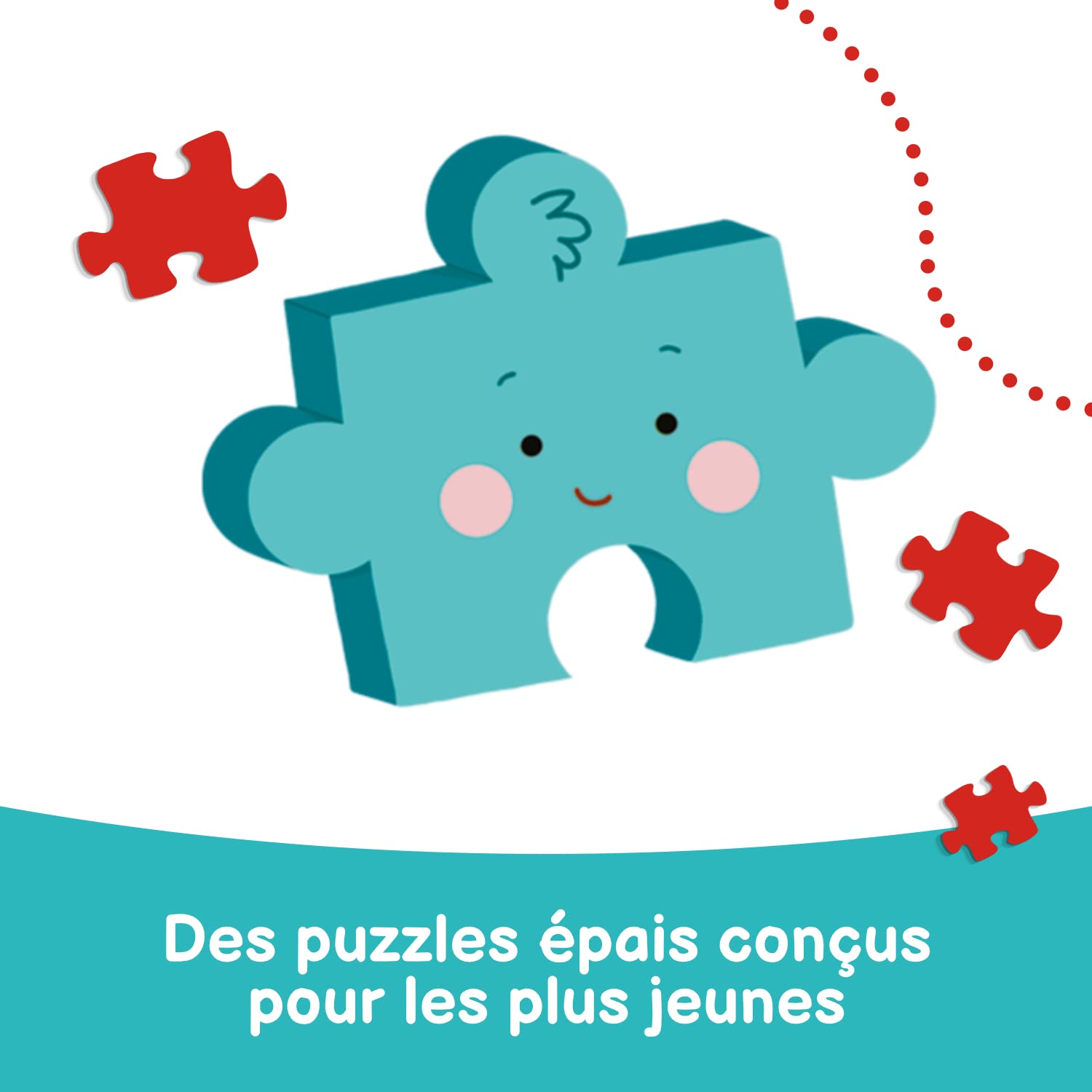 Puzzle Pat Patrouille EnfantCado 4 puzzles de tri formes 2-5 pièces – Image 3