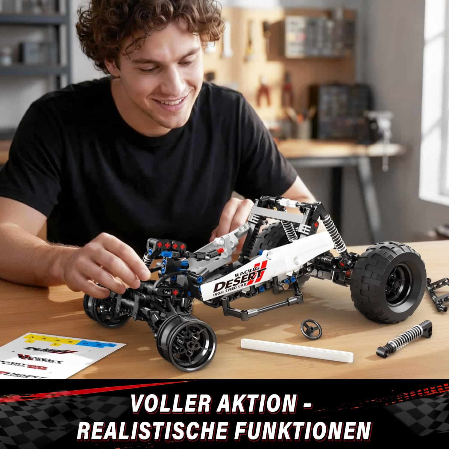 Jeu de construction Mould King Buggy RC Technique en Briques – Image 5