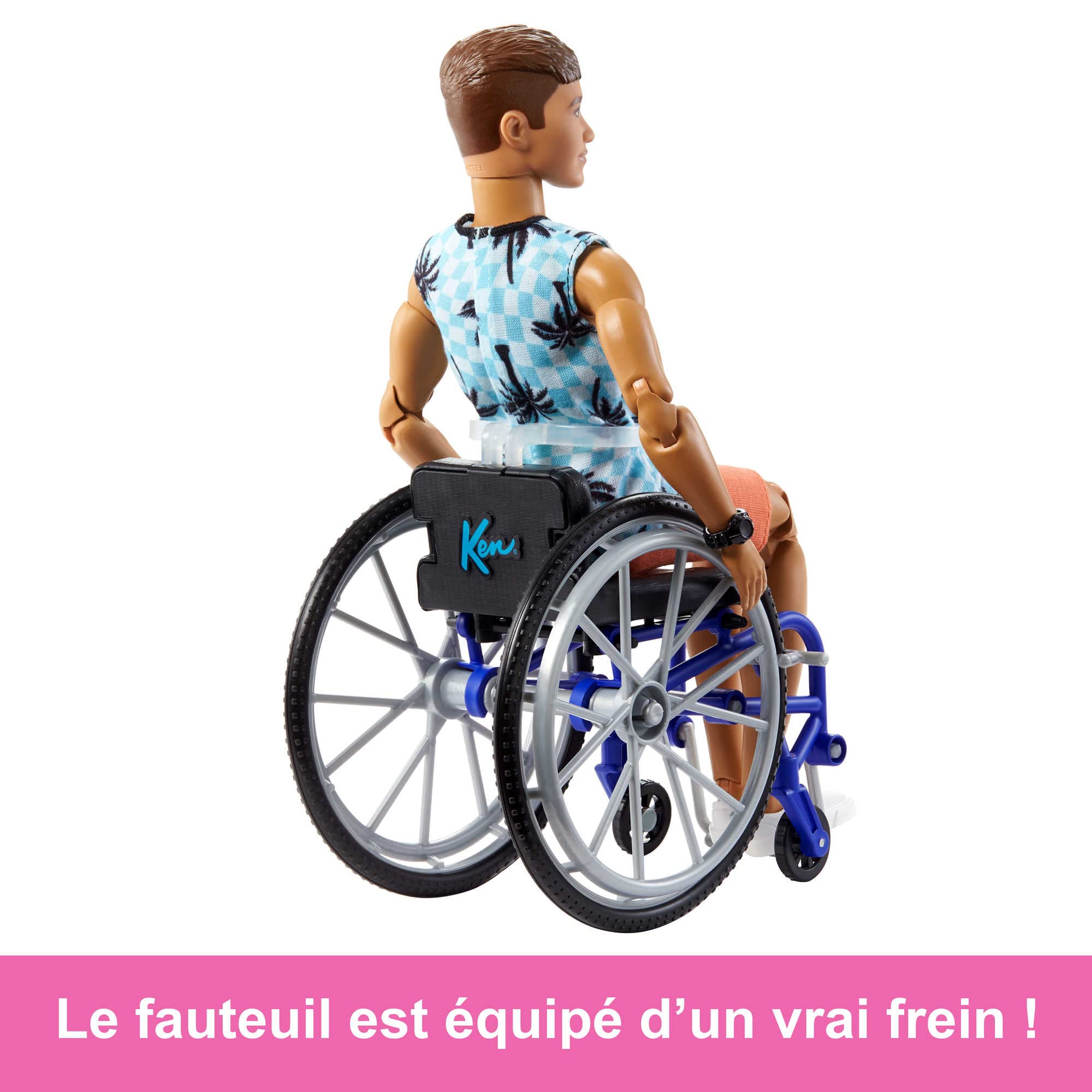 Poupée Ken Fashionistas EnfantCado avec fauteuil roulant et rampe – Image 4