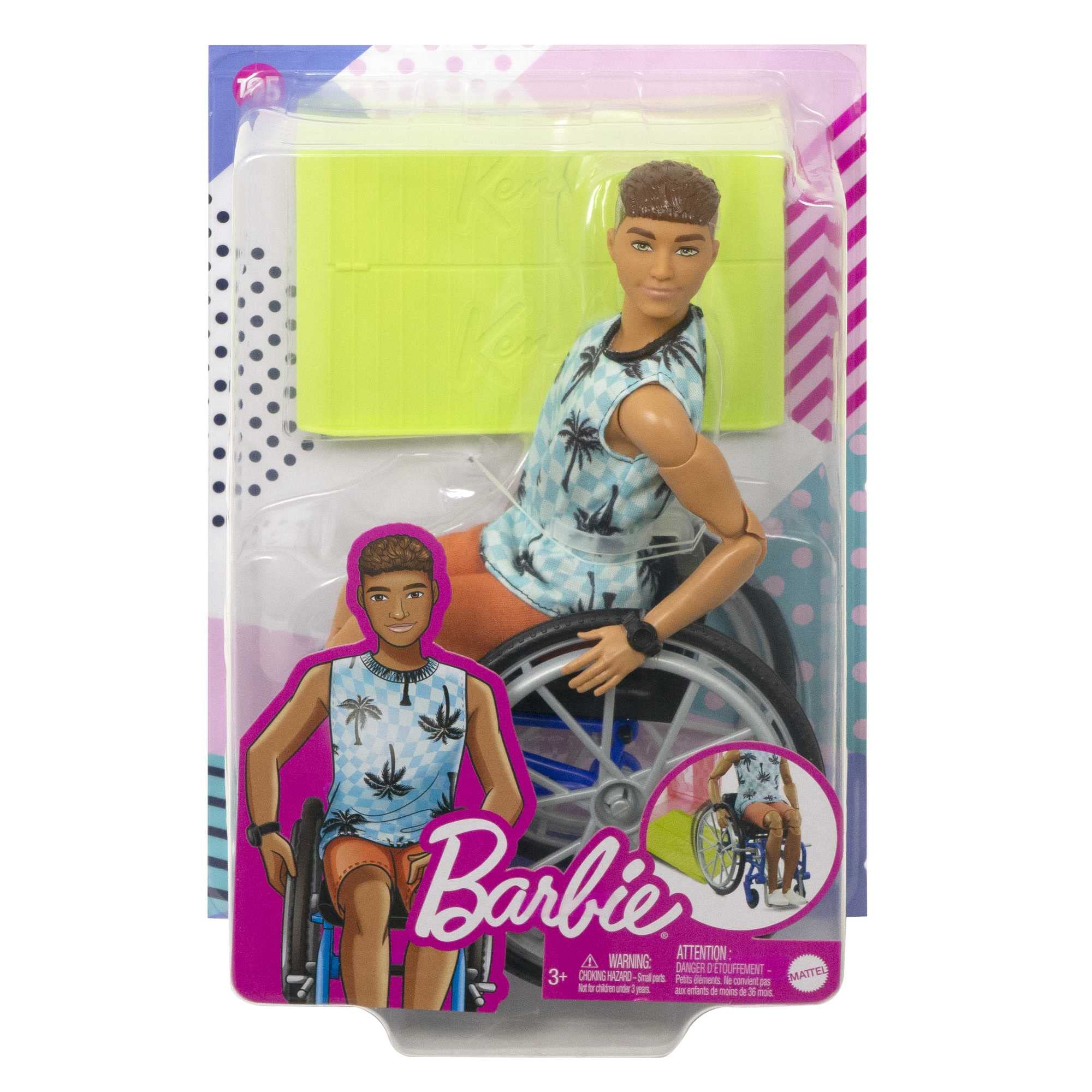 Poupée Ken Fashionistas EnfantCado avec fauteuil roulant et rampe – Image 6