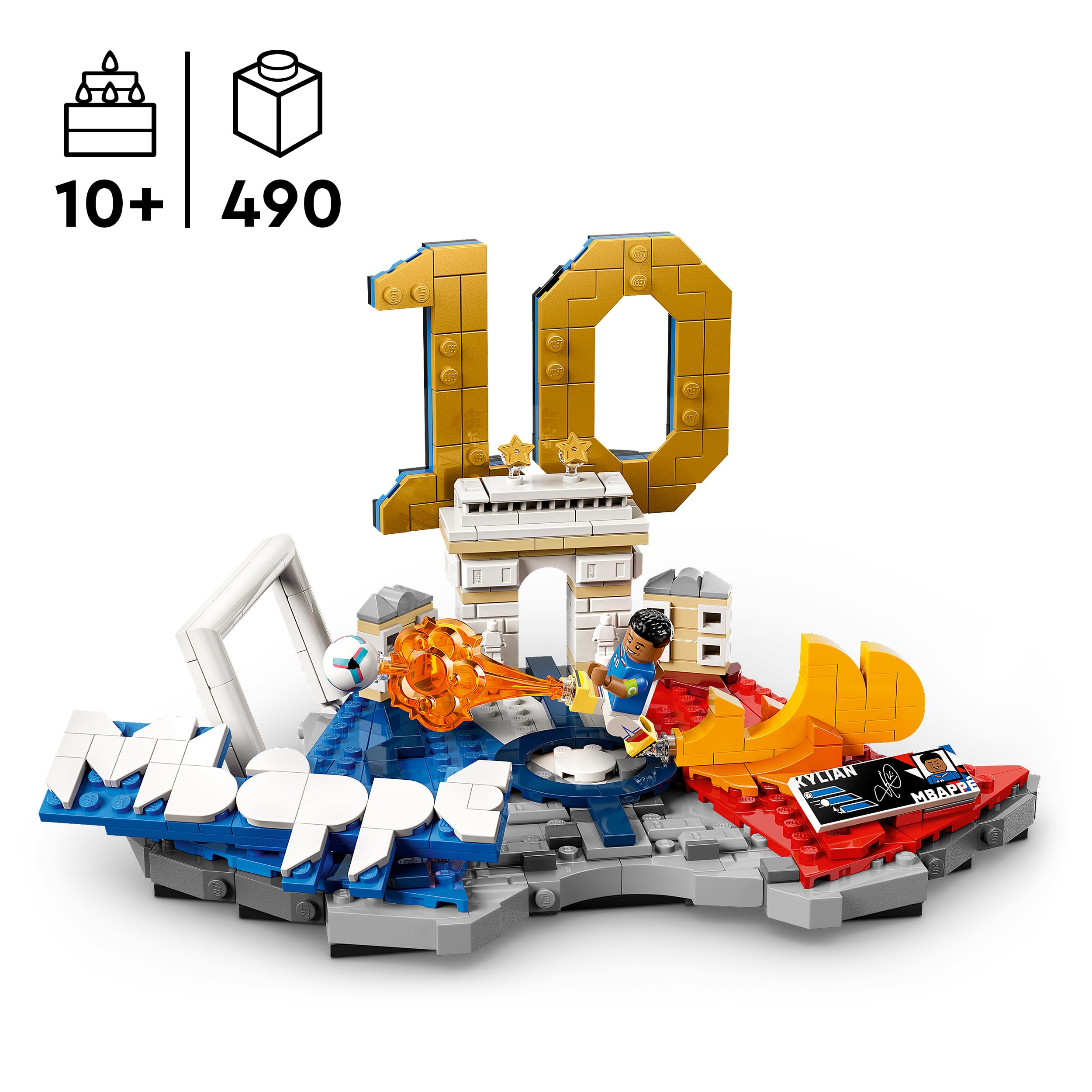Jeu de construction LEGO Kylian Mbappé Best of avec minifigurine collector – Image 2