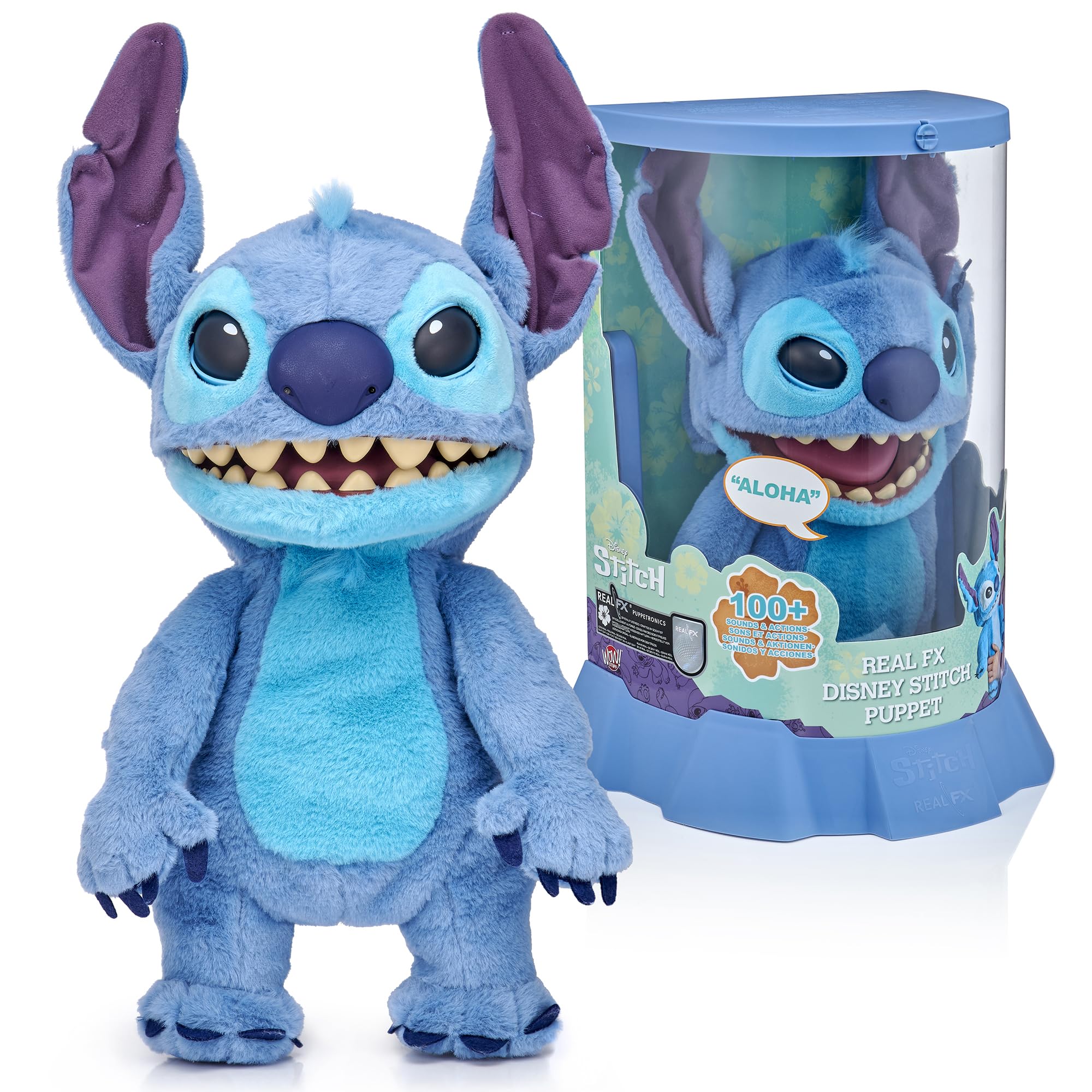 Peluche animatronique Stitch RealFX EnfantCado 45,7 cm