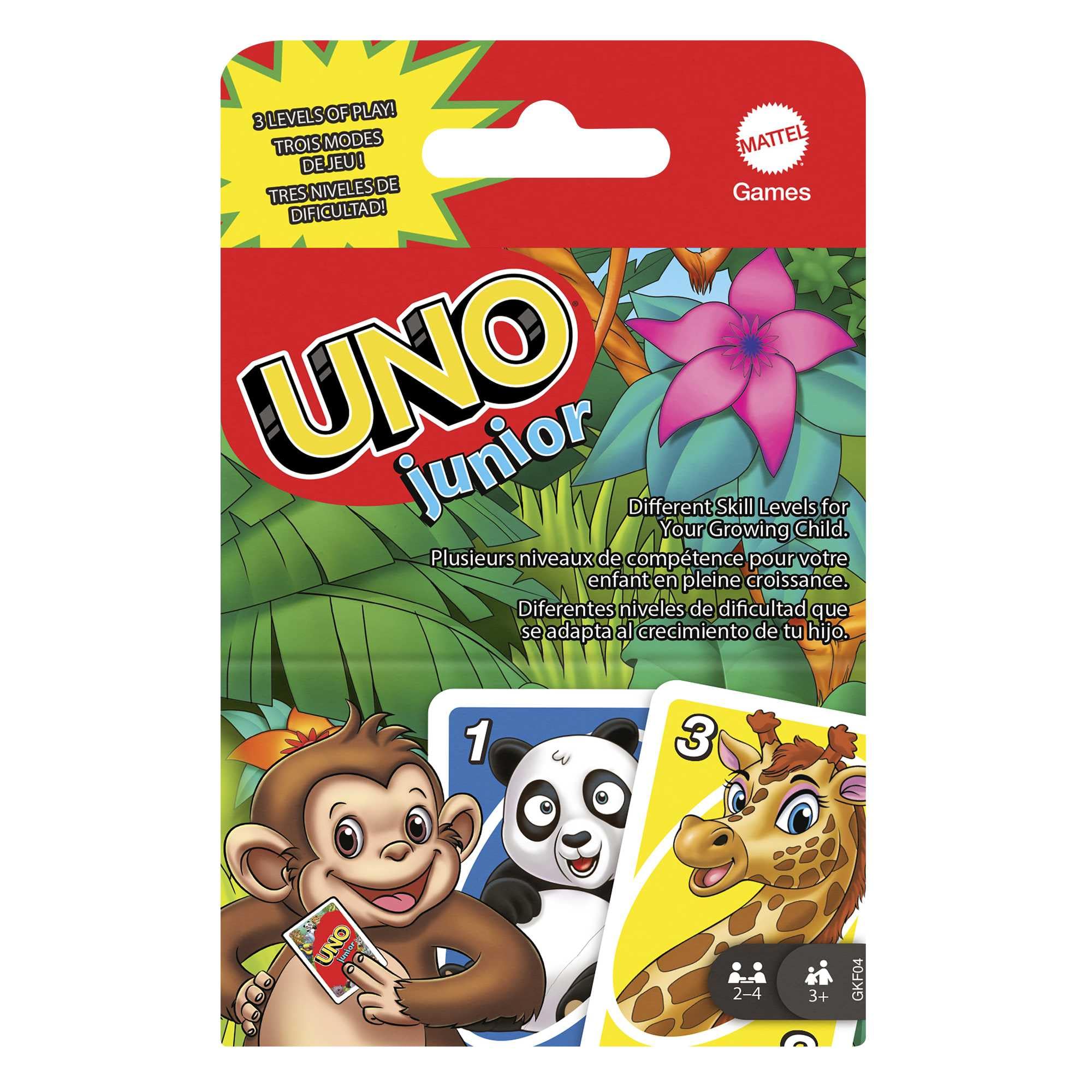 Jeu de cartes UNO Junior EnfantCado Mattel Games