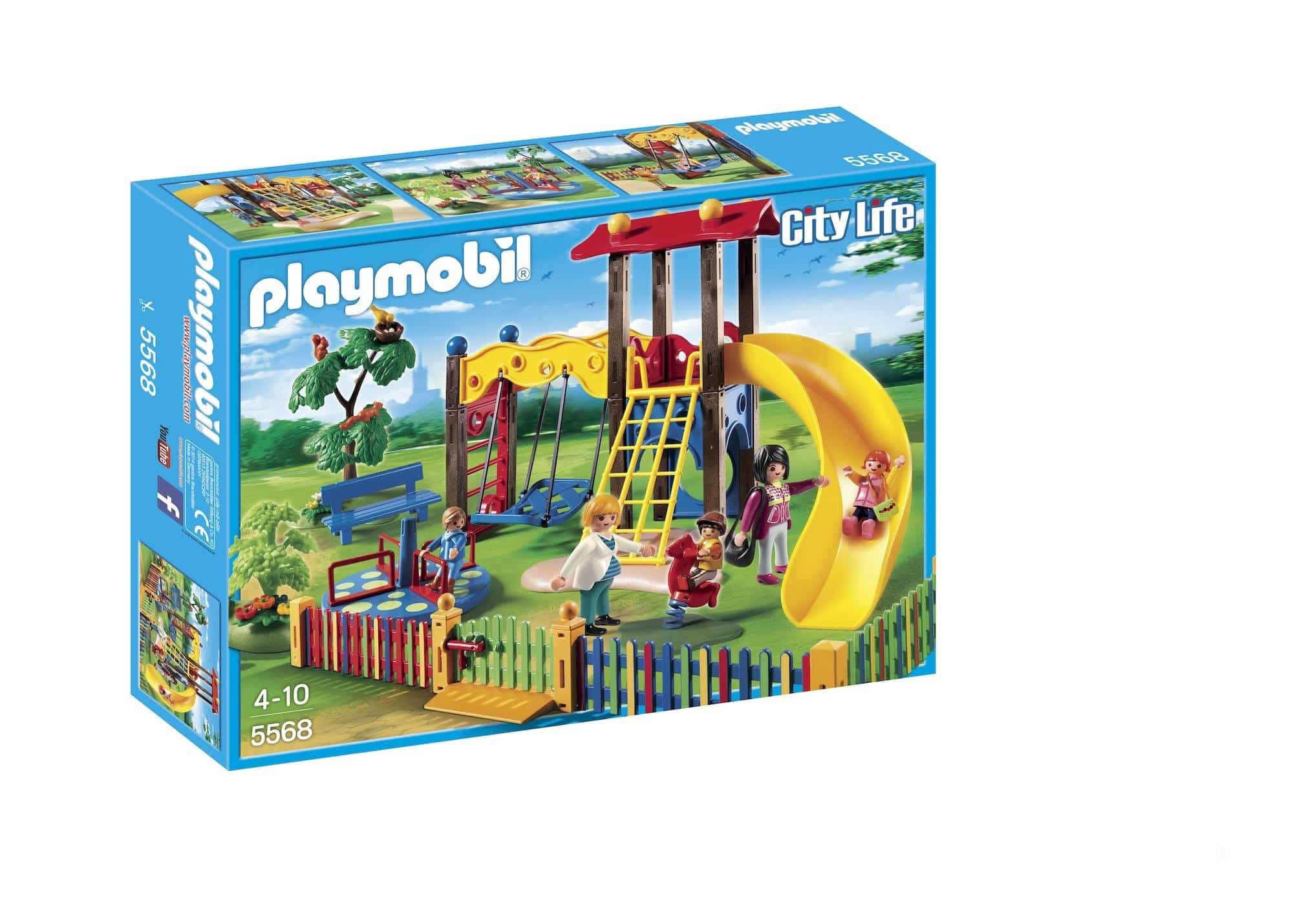 Playmobil City Life Square pour enfants avec jeux - 5568