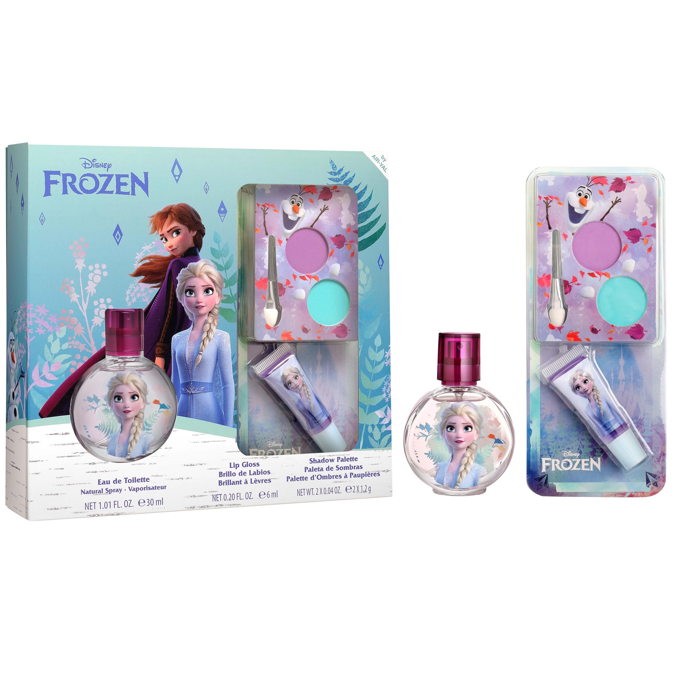Coffret Parfum Reine des Neiges EnfantCado eau de toilette 30 ml avec gloss et palette