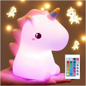 Veilleuse Licorne EnfantCado 16 Couleurs Rechargeable Silicone