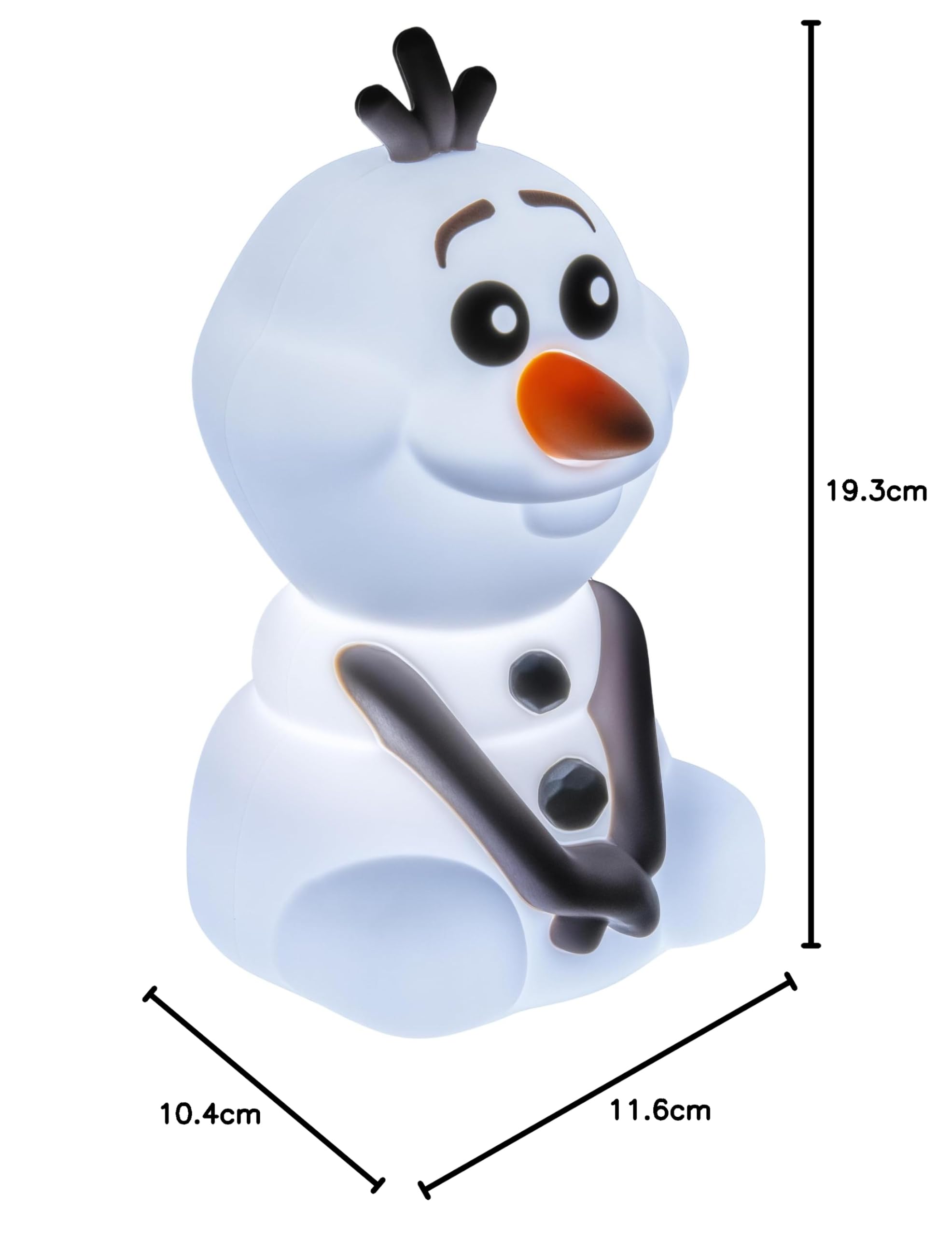 Lampe Olaf SquishyGlo EnfantCado silicone rechargeable – Image 5