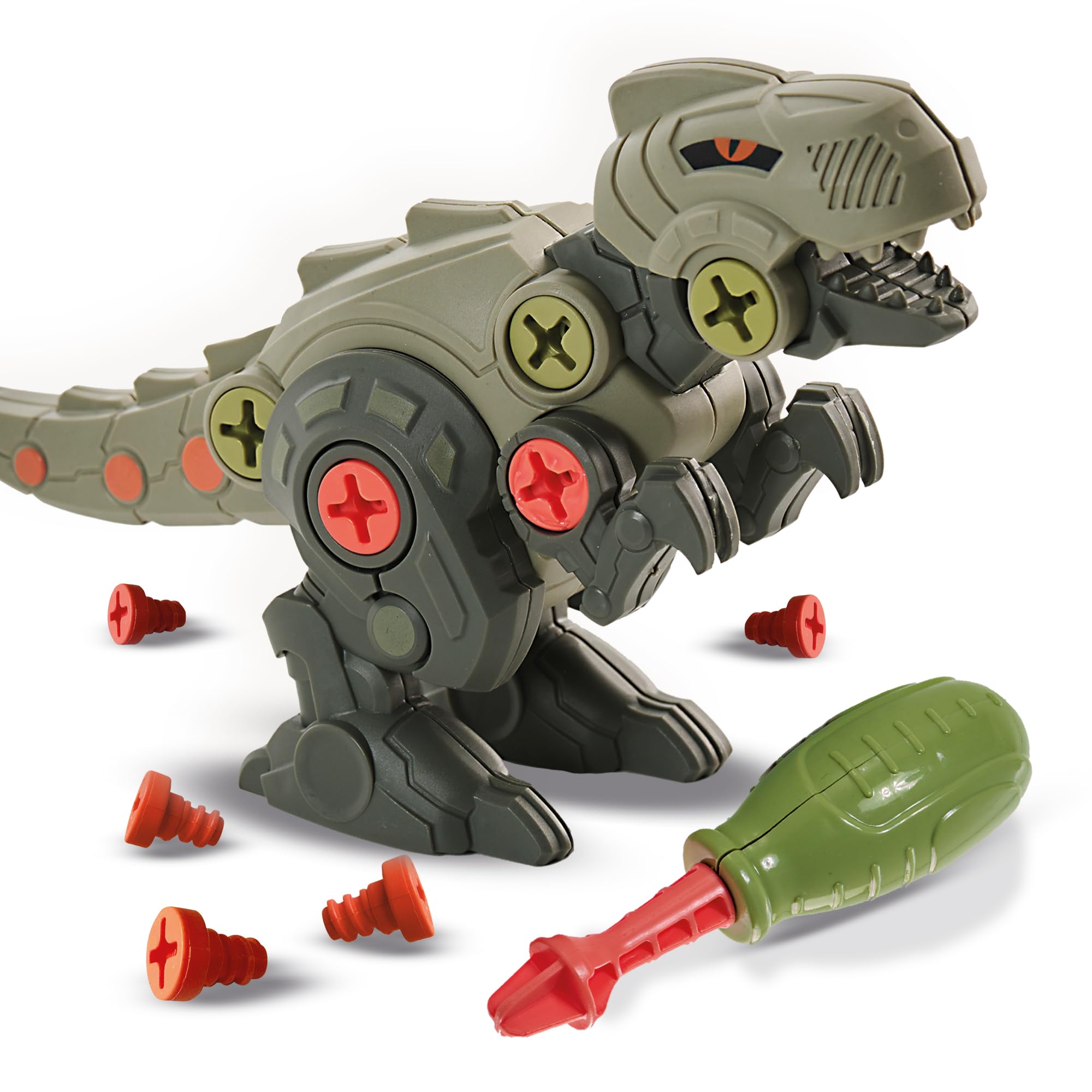 Kit Construction Dinos à Vis EnfantCado T-Rex et Tricératops – Image 5