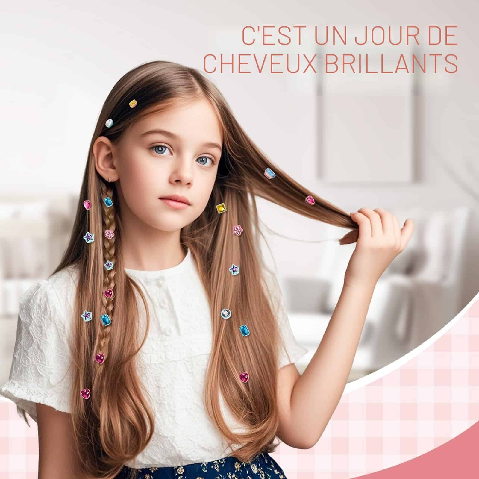 Kit Gemmes Cheveux EnfantCado Travaux Créatifs Fille – Image 5