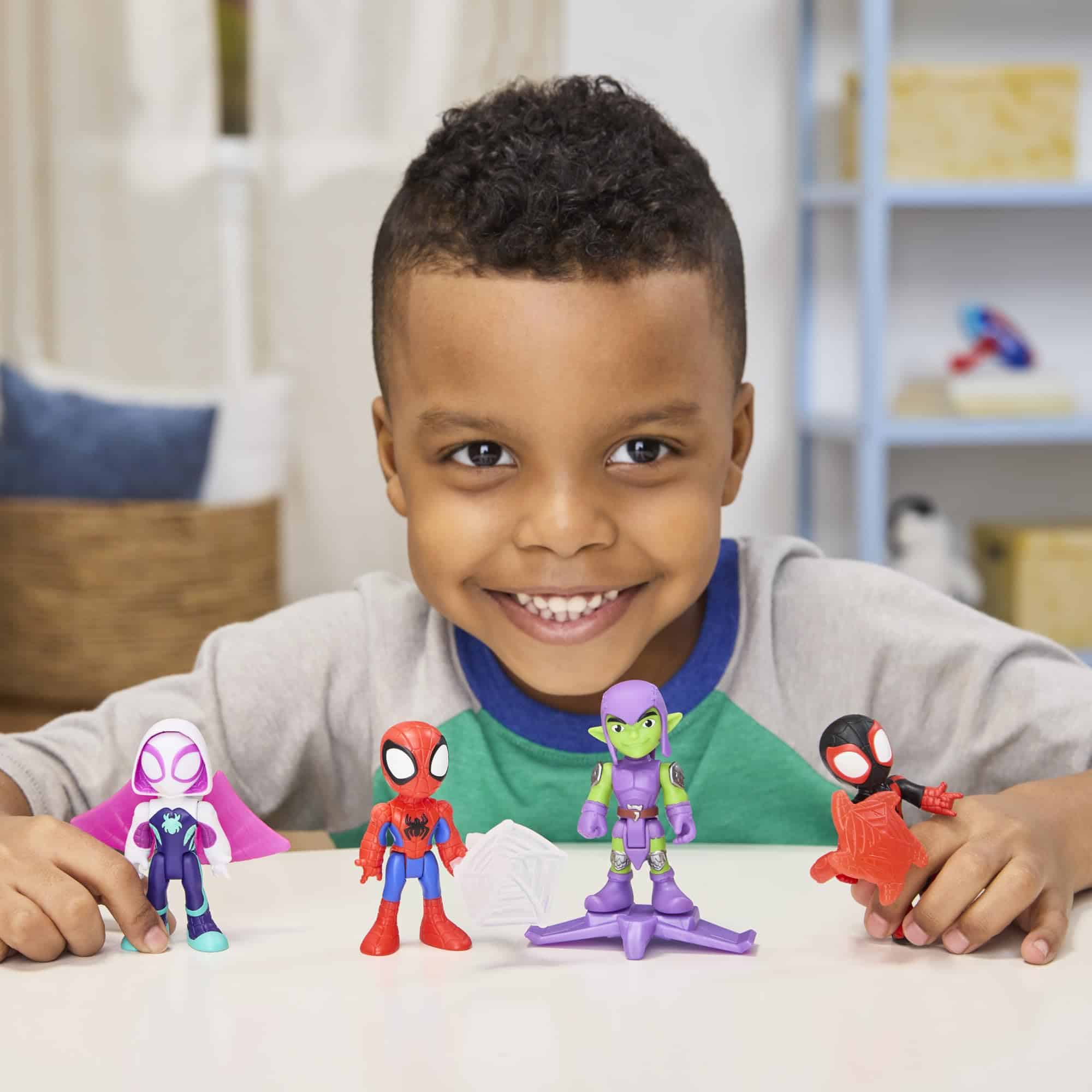 Pack de Figurines Spider-Man EnfantCado Aventures de Lanceurs de Toiles – Image 3