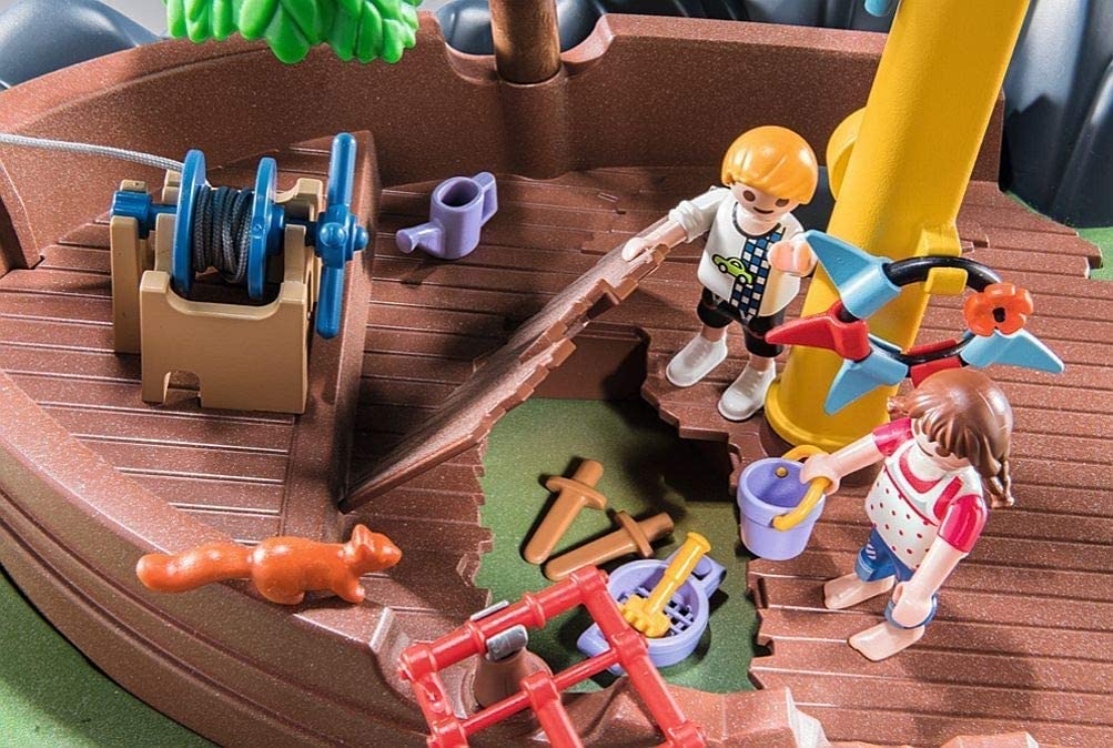 Aire de jeu d'aventure Playmobil City Life avec épave de bateau – Image 2