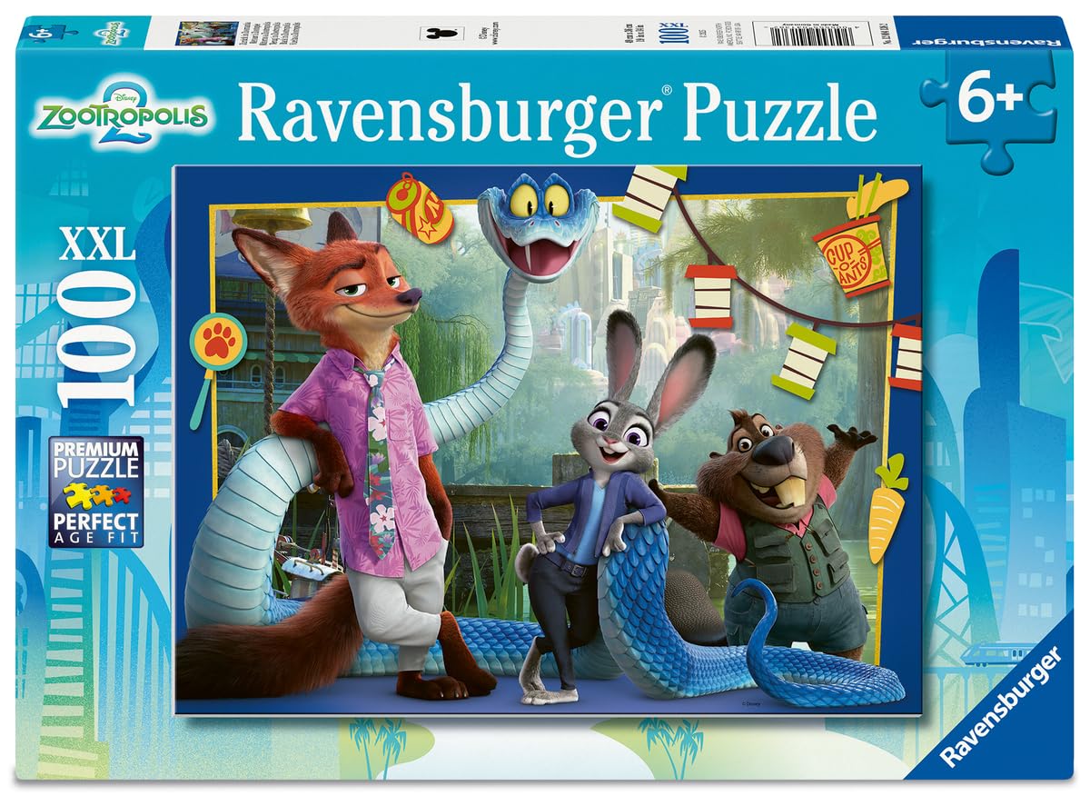Puzzle Enfant 100 pièces XXL Retour à Zootopie Ravensburger