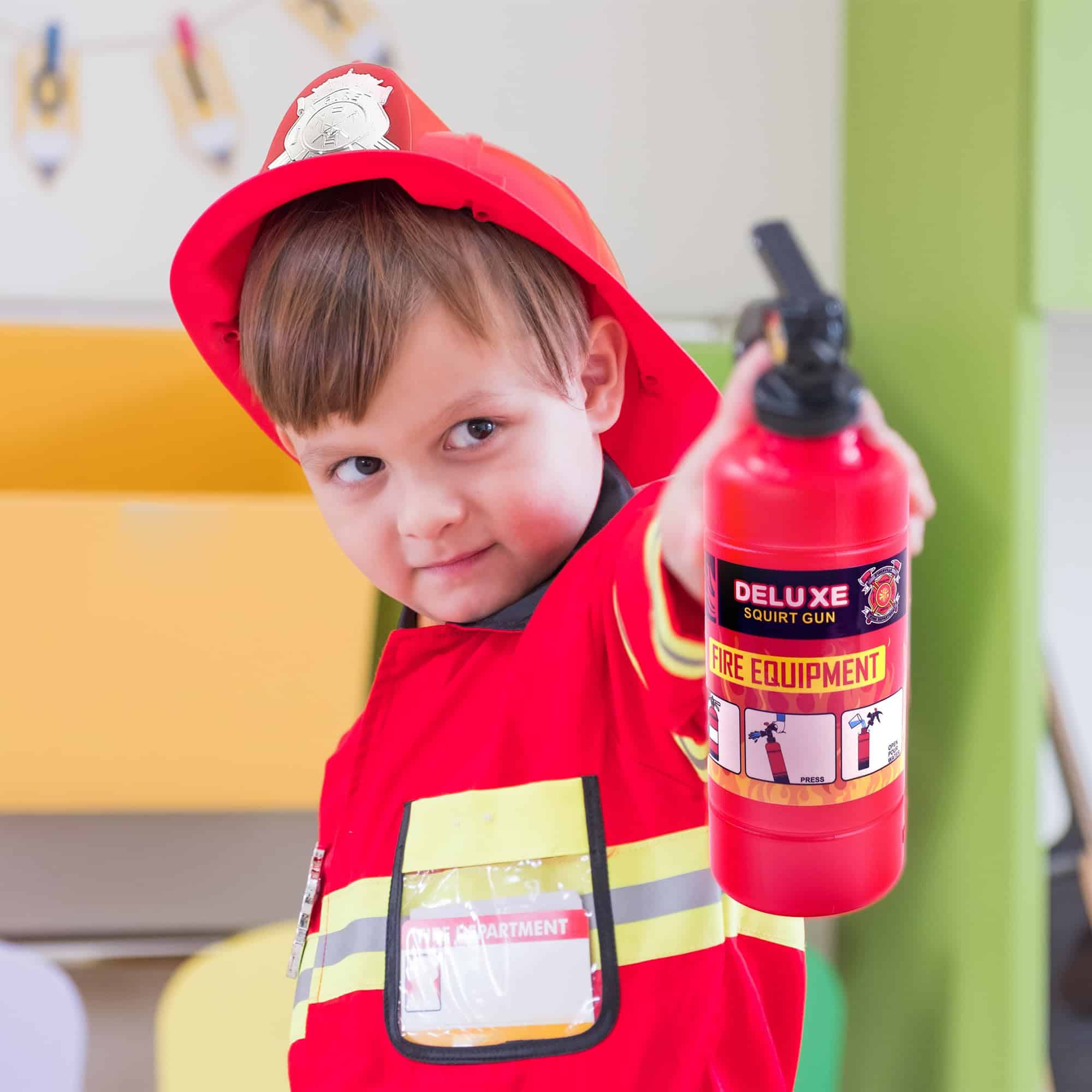 Costume de Pompier EnfantCado Chef des Pompiers Cosplay Jeu de Rôle – Image 5