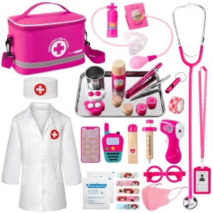 Mallette de Docteur EnfantCado avec Stéthoscope et Blouse
