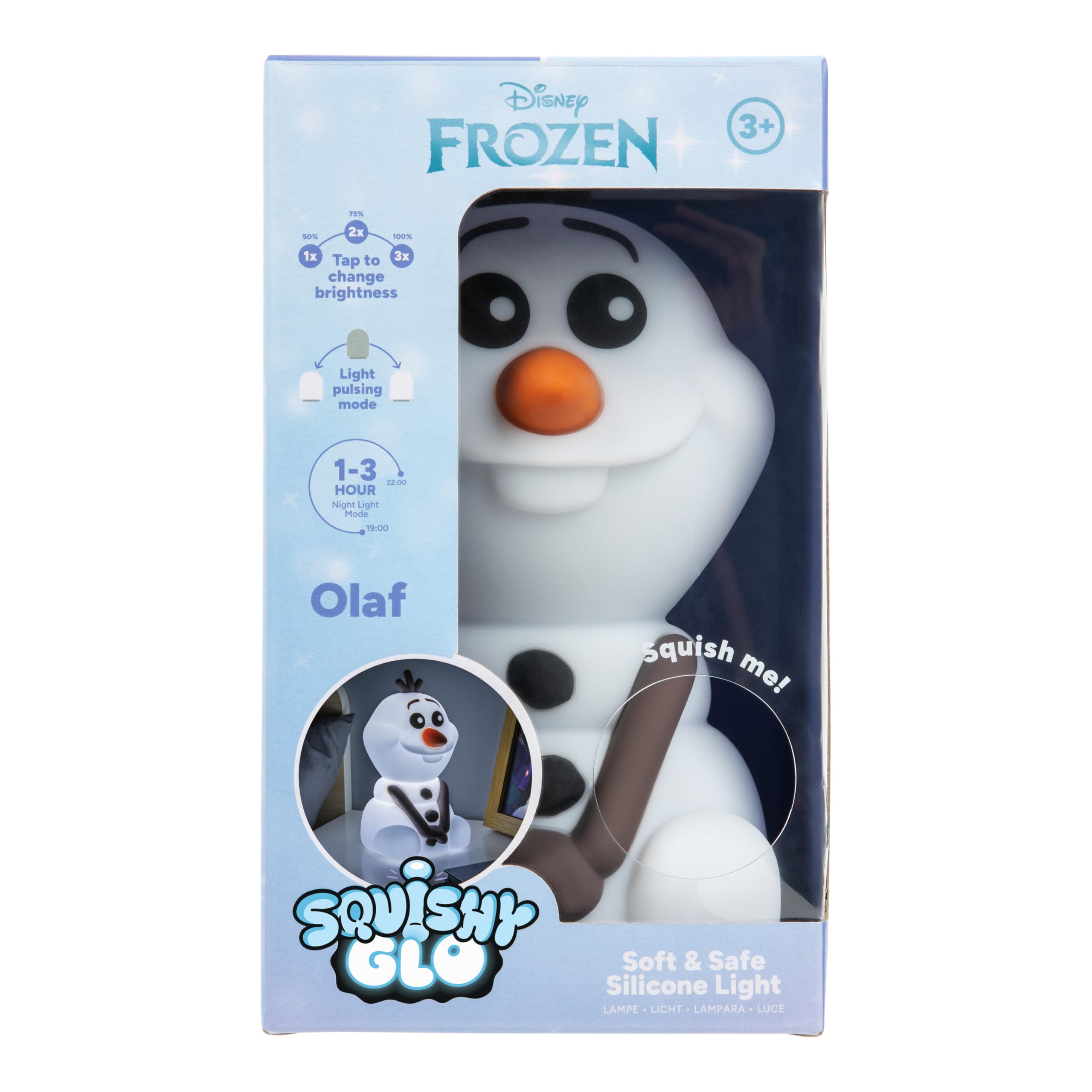 Lampe Olaf SquishyGlo EnfantCado silicone rechargeable – Image 4