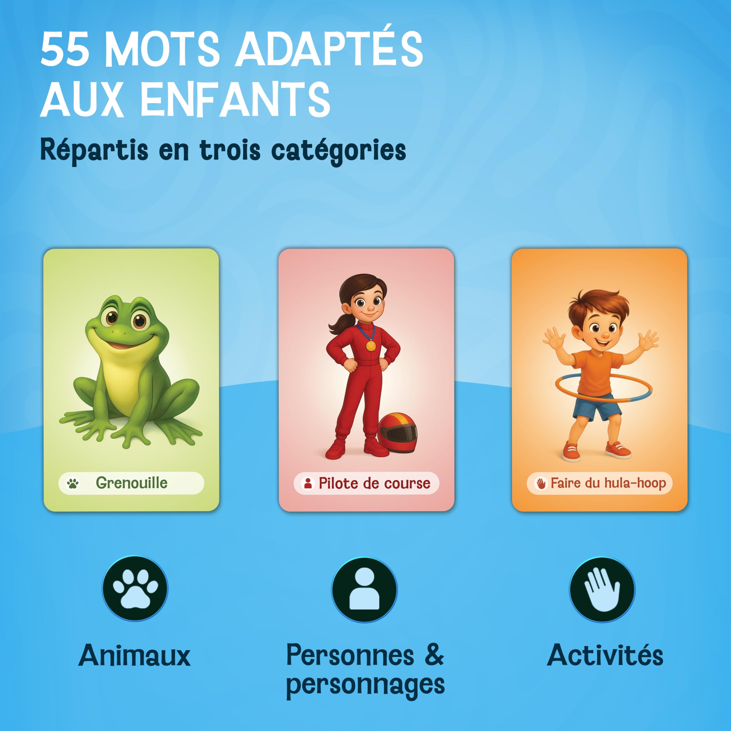 Jeu de mime EnfantCado Likarto 55 cartes dès 4 ans – Image 4