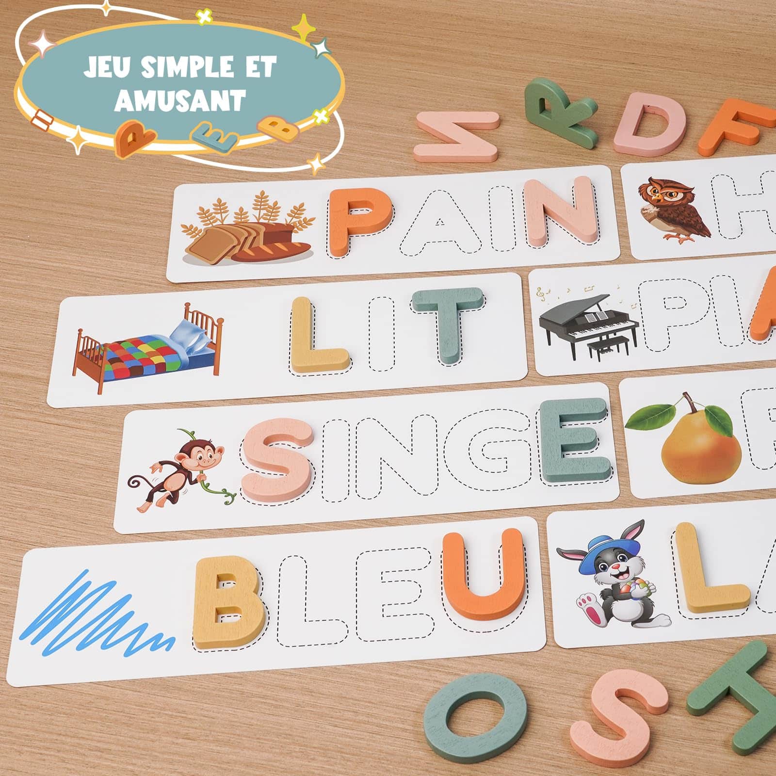 Jeu de société lettres Scrabble EnfantCado Joozmui – Image 6