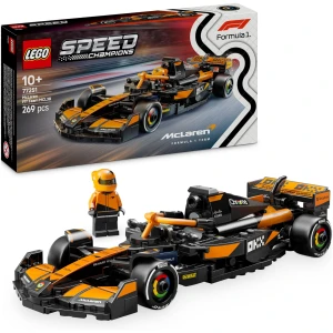 LEGO Speed Champions Voiture F1 McLaren Team MCL38 - Jeu de Construction avec véhicule de Course - Minifigurine Collector de Pilote de Formule 1 - Maquette pour garçons et Filles dès 10 Ans 77251