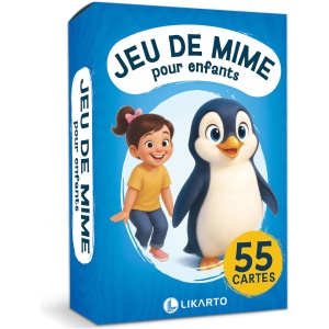 Jeu de mime EnfantCado Likarto 55 cartes dès 4 ans