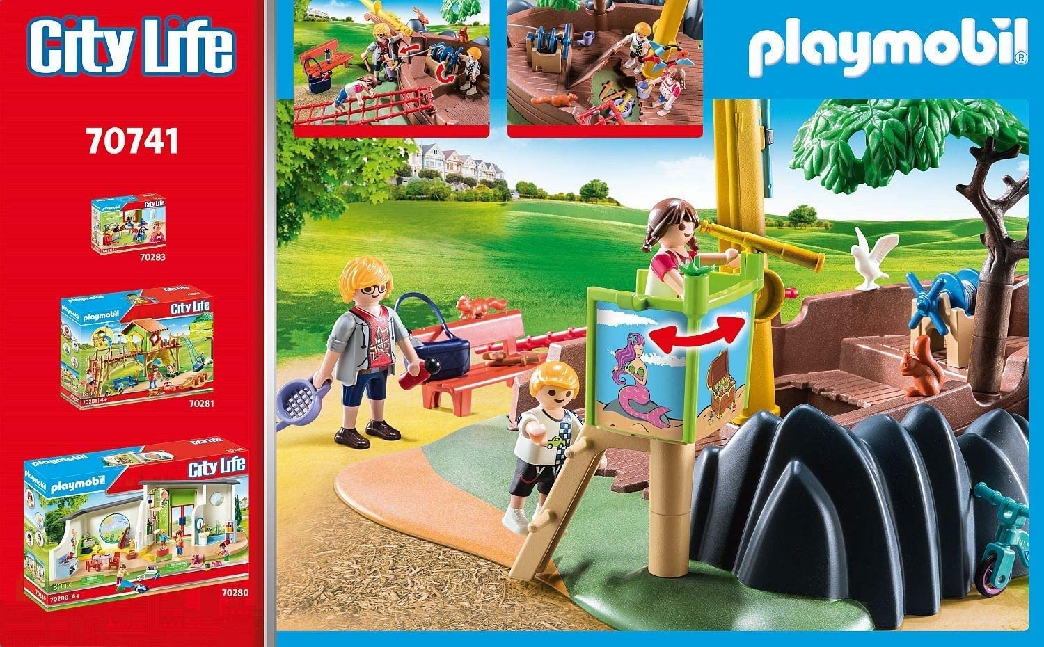 Aire de jeu d'aventure Playmobil City Life avec épave de bateau – Image 5