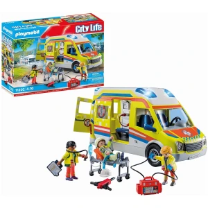 Ambulance EnfantCado Playmobil City Life avec effets lumineux et sonores