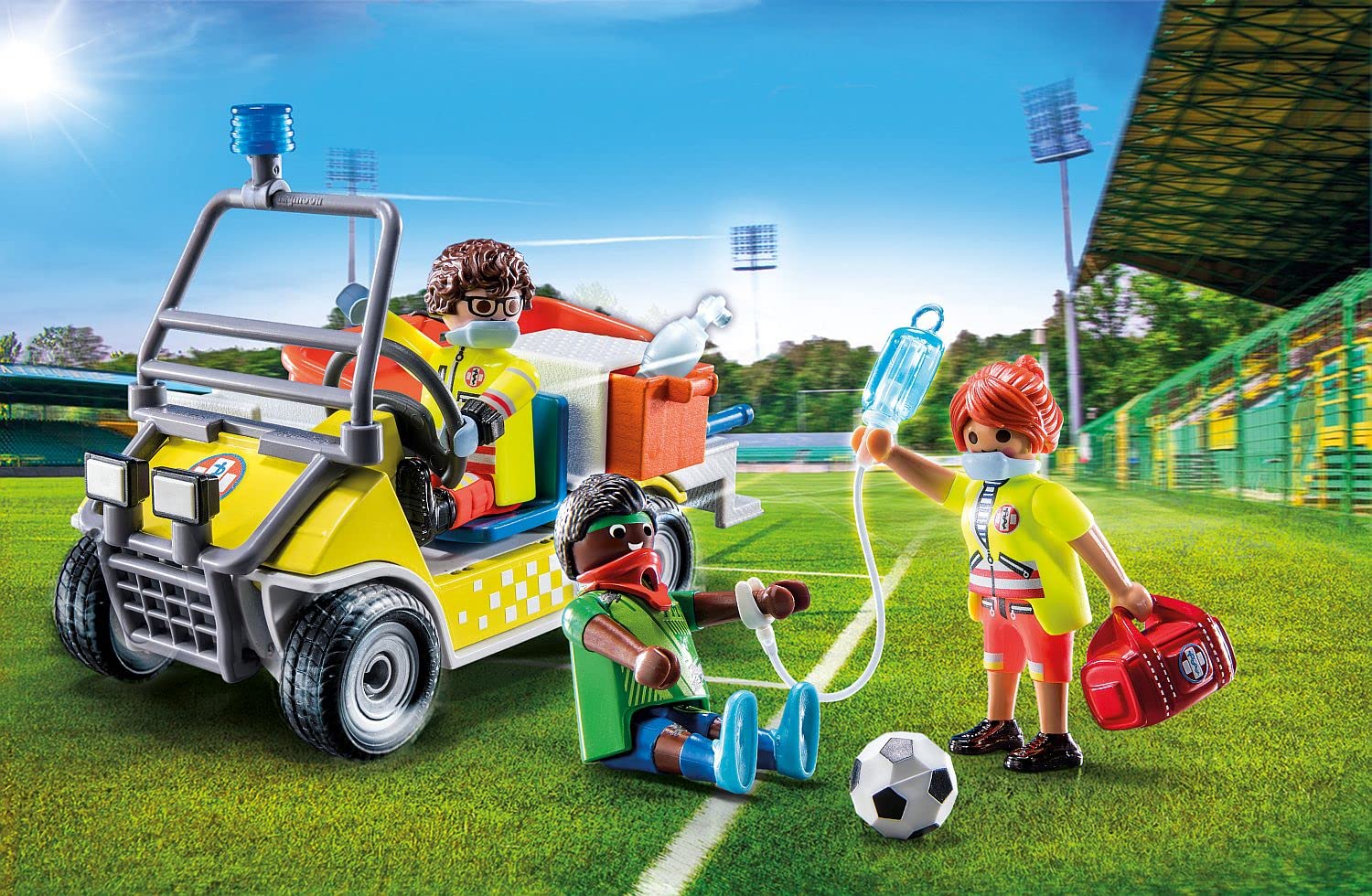 Véhicule de Secours Playmobil City Life avec Deux Secouristes – Image 4