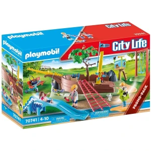 Aire de jeu d'aventure Playmobil City Life avec épave de bateau