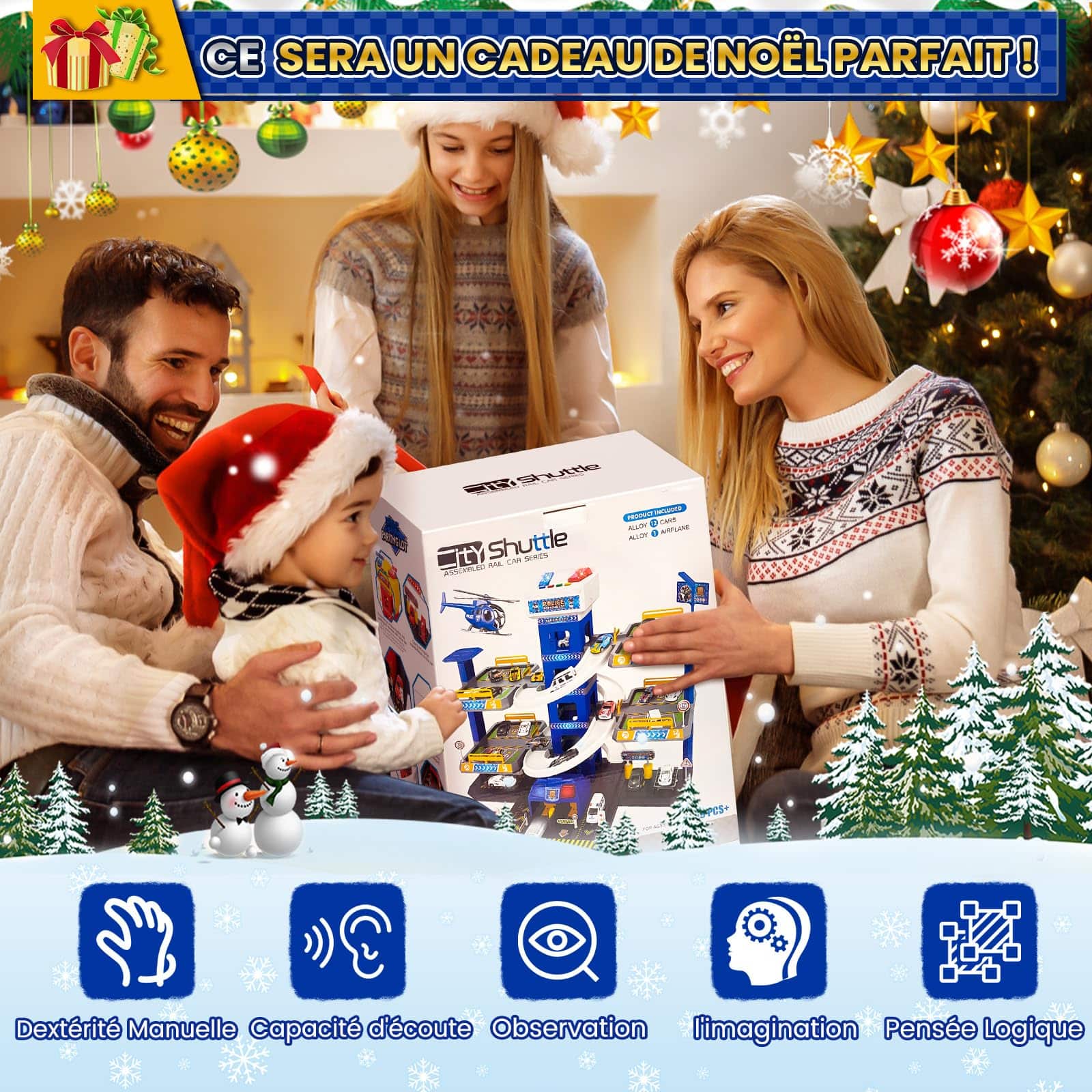Garage 5 étages EnfantCado avec ascenseur électrique et 14 voitures – Image 7