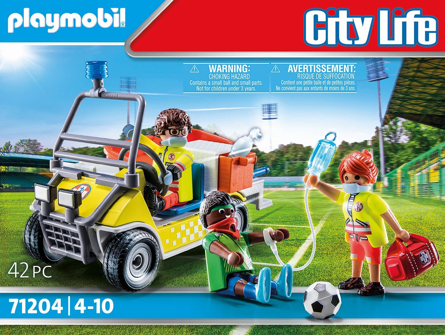 Véhicule de Secours Playmobil City Life avec Deux Secouristes – Image 5