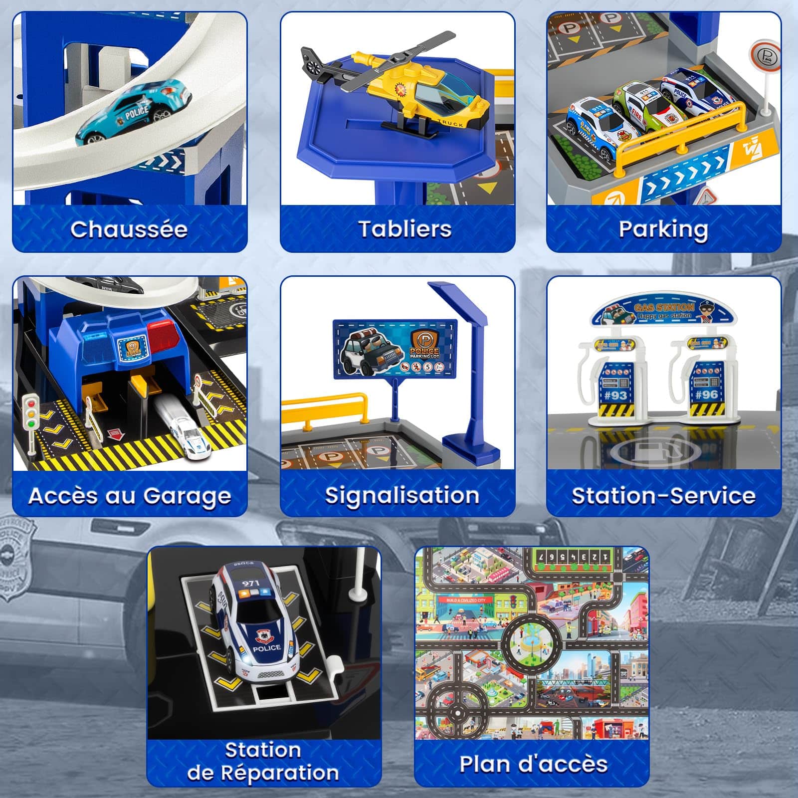 Garage 5 étages EnfantCado avec ascenseur électrique et 14 voitures – Image 6