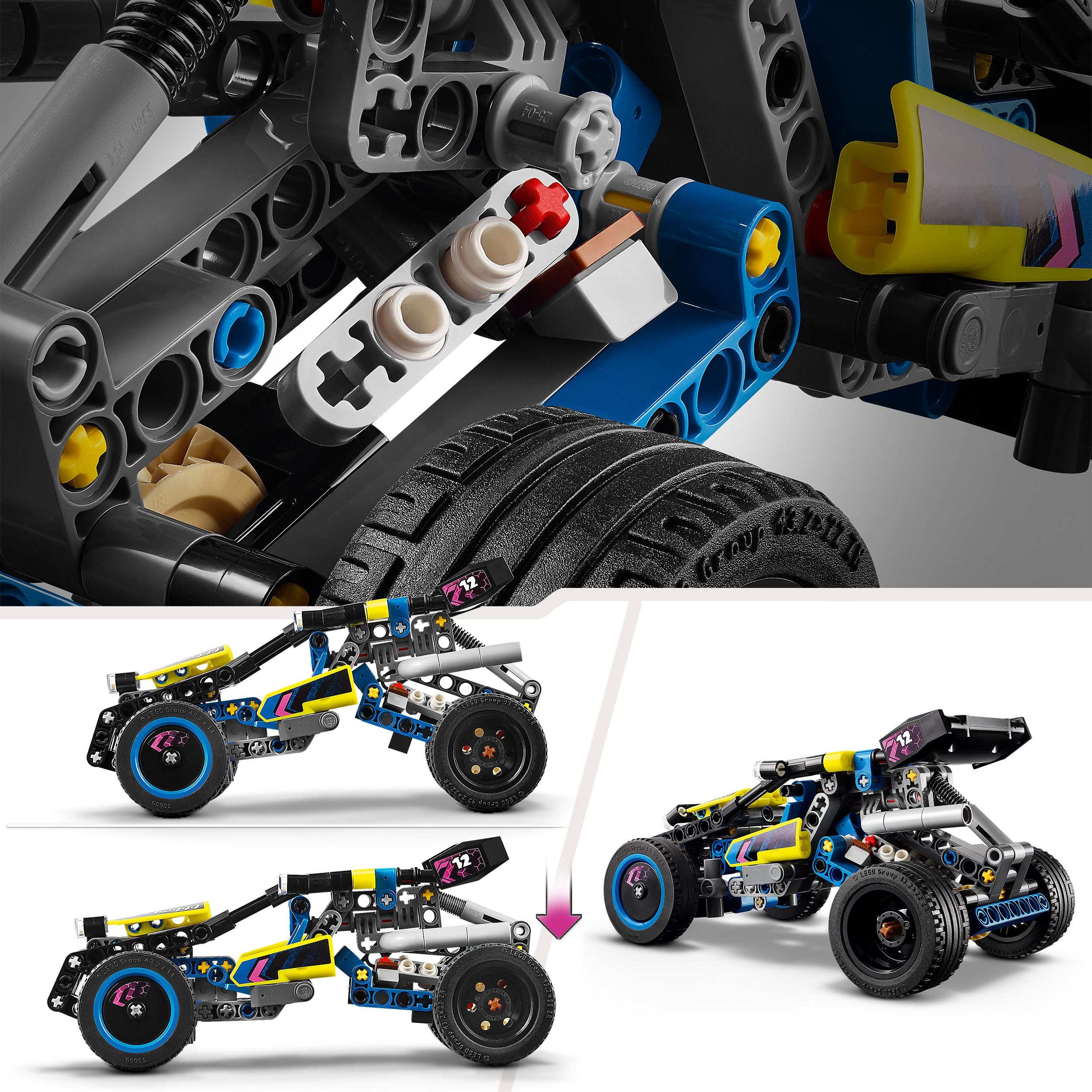 LEGO Technic Le Buggy Tout-Terrain de Course EnfantCado 42164 – Image 4
