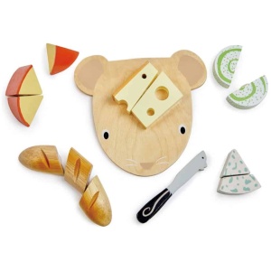 Planche à fromage en bois Tender Leaf EnfantCado avec accessoires