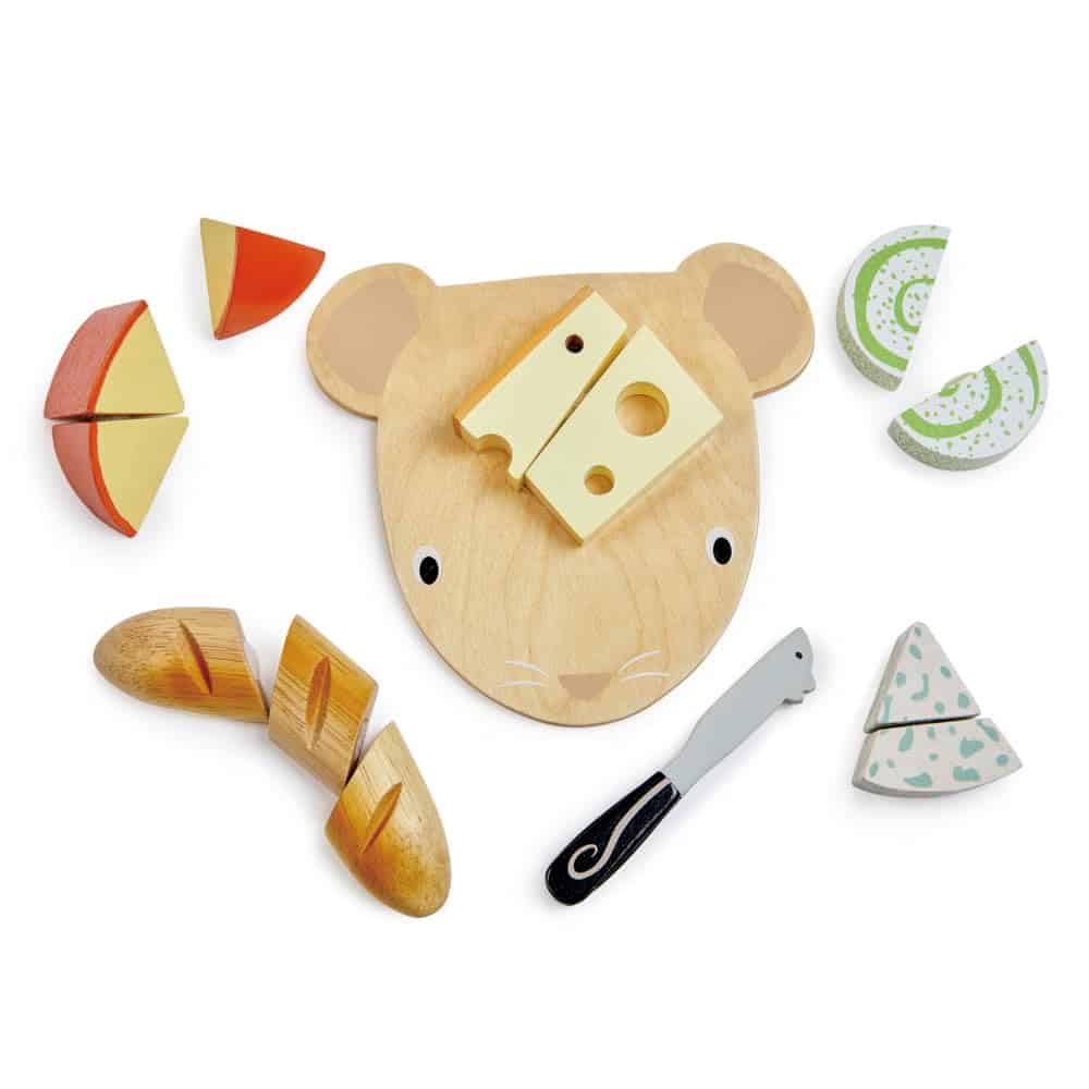 Planche à fromage en bois Tender Leaf EnfantCado avec accessoires
