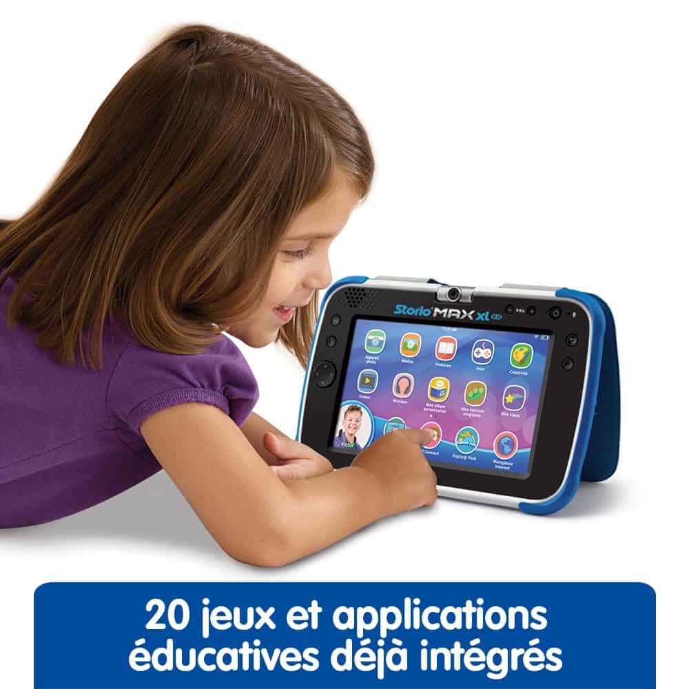Tablette tactile éducative VTech Storio Max XL 2.0 bleue – Image 3
