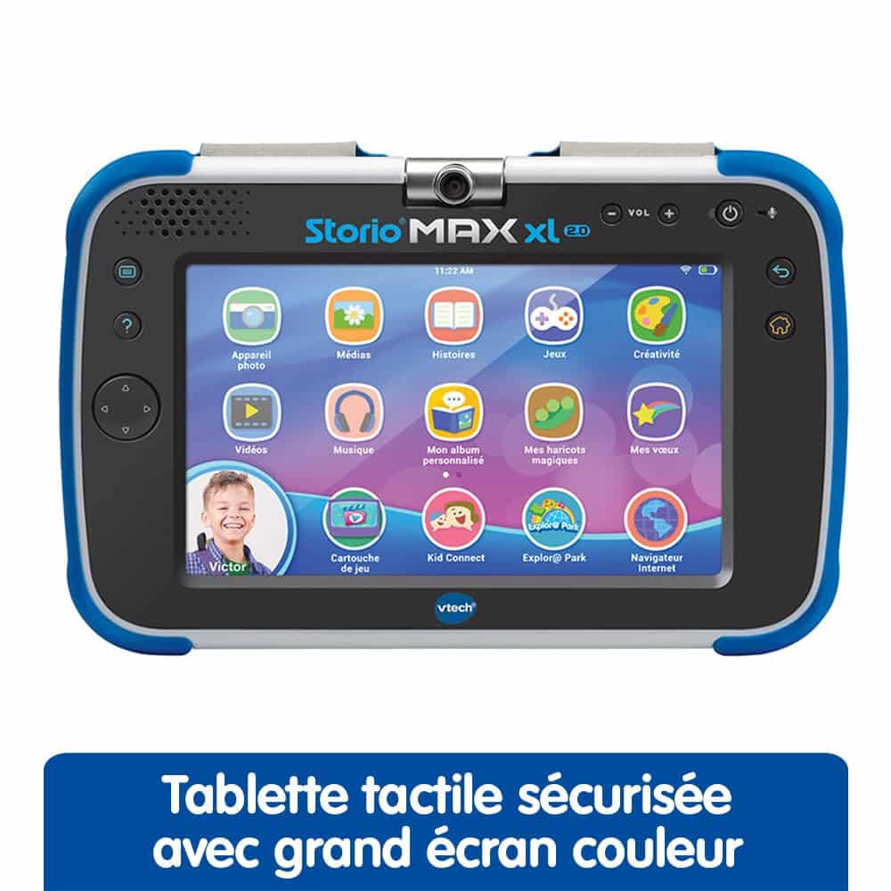 Tablette tactile éducative VTech Storio Max XL 2.0 bleue – Image 2